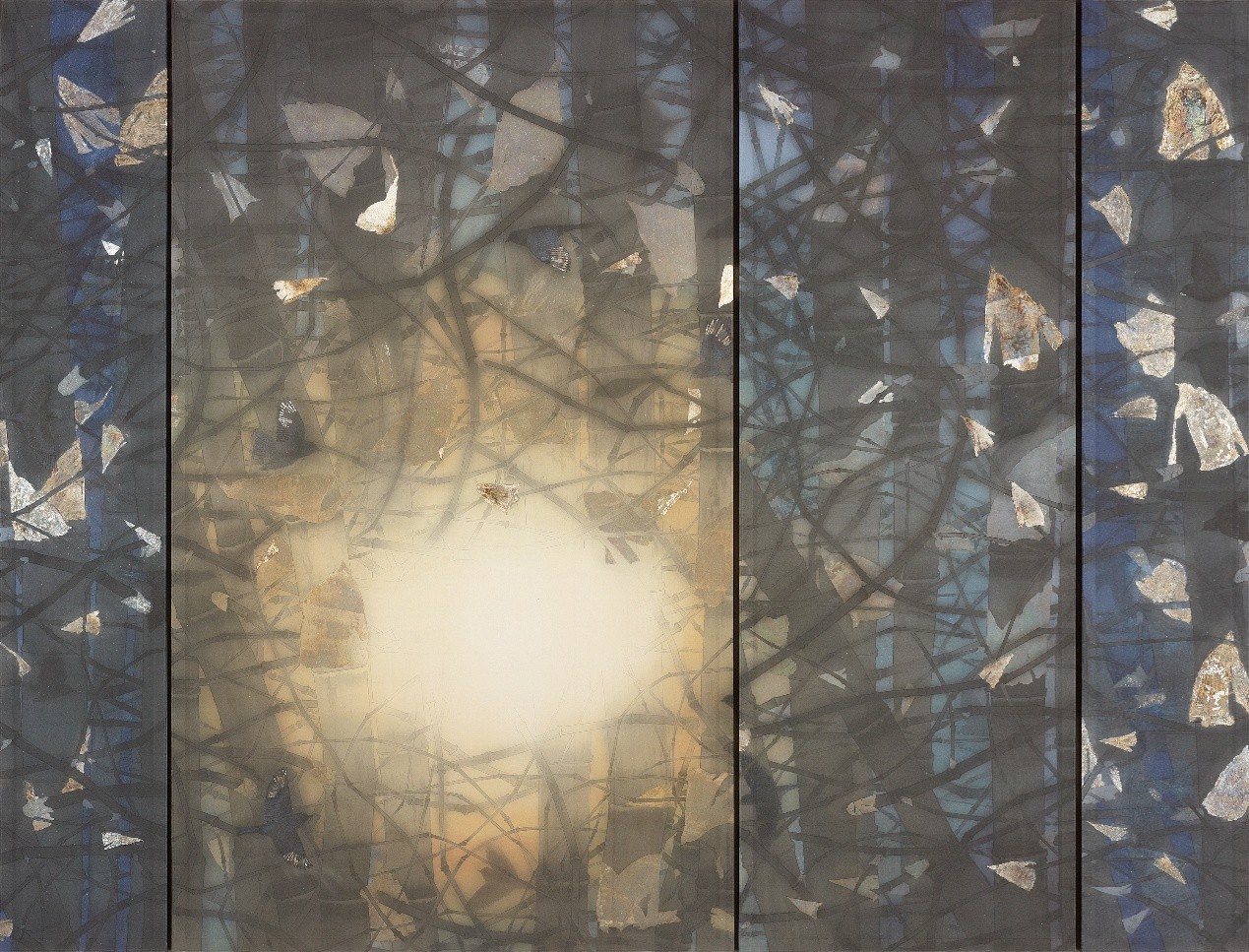 <h2>《微入婉风》</h2><p>作者：蔡帆</p><p>创作年代：2025年</p><p>规格：170cm×220cm </p><p>品类：绢本设色</p>